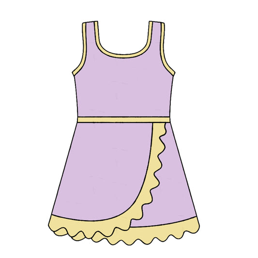 preorder GSD4138 Yoga Pink Skorts Girls Dress