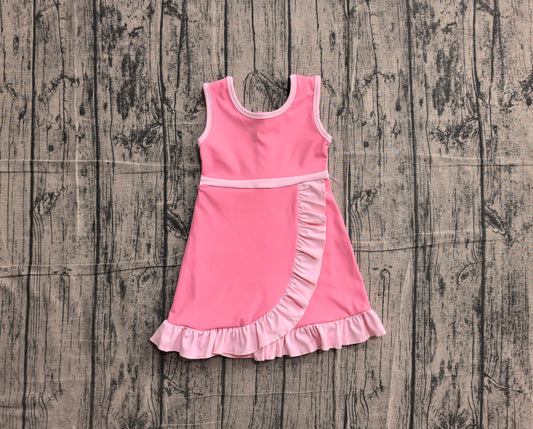 preorder Samples GSD4139 Yoga Pink Skorts Girls Dress