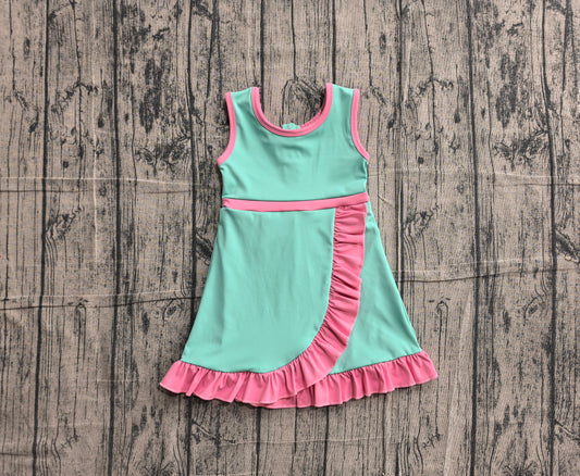 preorder Samples GSD4149 Yoga Blue Skorts Girls Dress