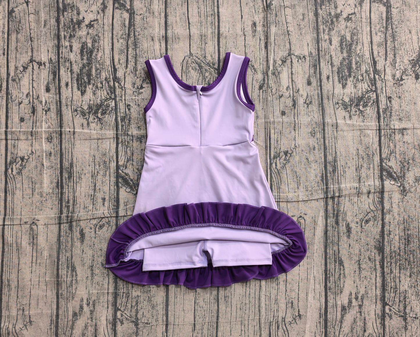 preorder Samples GSD4151 Yoga Purpke Skorts Girls Dress