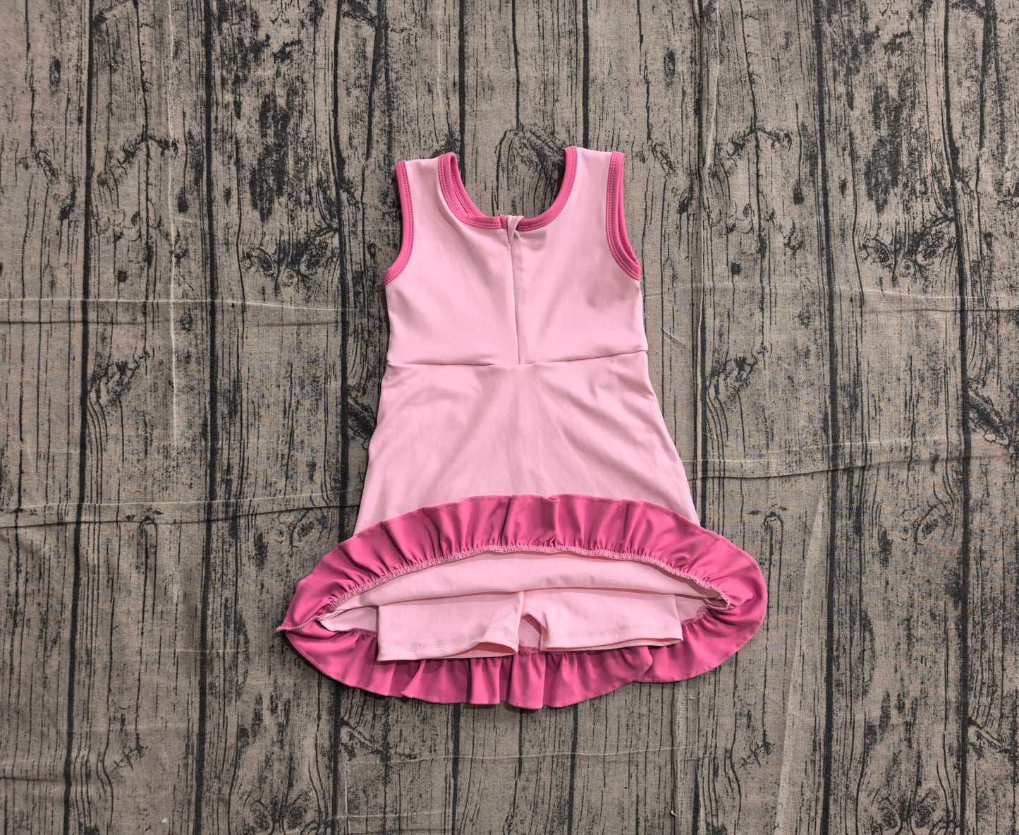 preorder Samples GSD4152 Yoga Pink Skorts Girls Dress