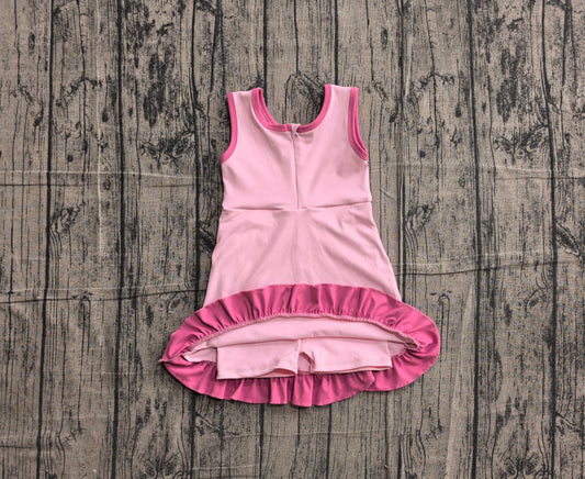 preorder Samples GSD4152 Yoga Pink Skorts Girls Dress