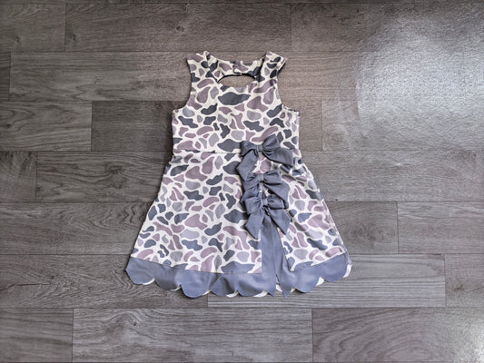 preorder Samples GSD4226 Yoga Camo Bows Skorts Sleeveless Girls Set