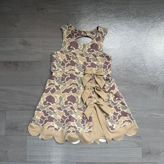 preorder Sampels GSD4228 Yoga Camo Bows Skorts Sleeveless Girls Set