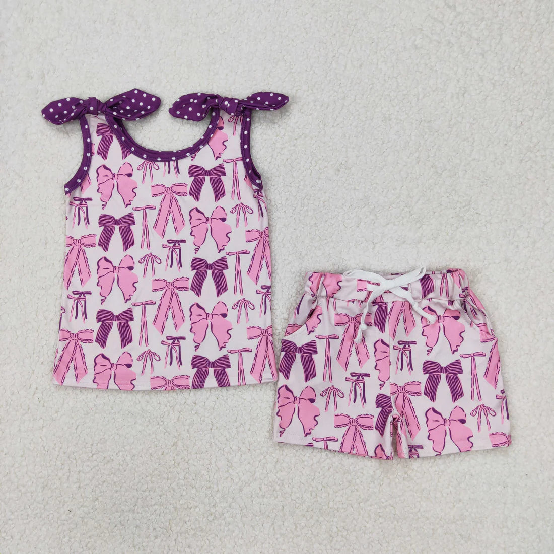 Summer girls set RTS Sibling Clothes