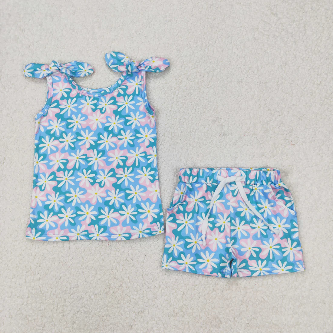 Summer girls set RTS Sibling Clothes