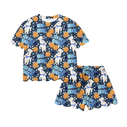 preorder GSSO3288 Cookie Freshly Baked Short Sleeve Shorts Girls Pajamas