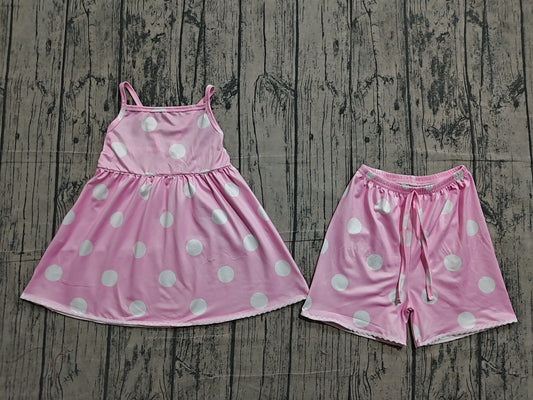 preorder Samples GSSO3417 Pink Dot Summer Girls Set
