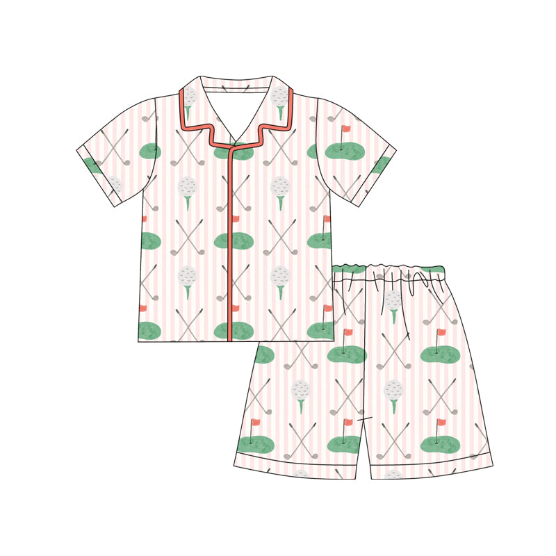 preorder GSSO3867 Golf Short Sleeve Shorts Girls Set