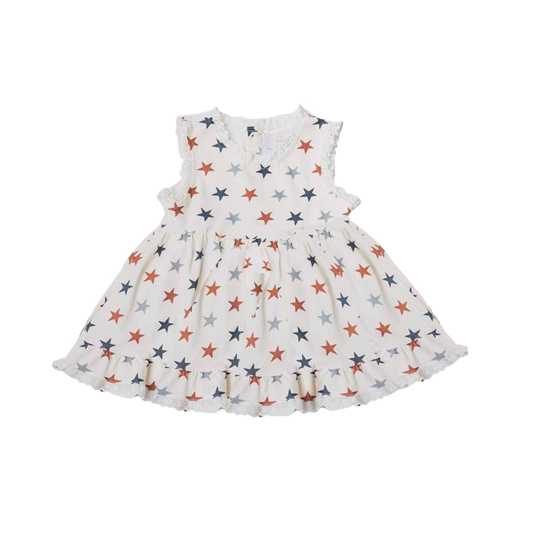 preorder GT0546 July 4th star sleeveless girls top