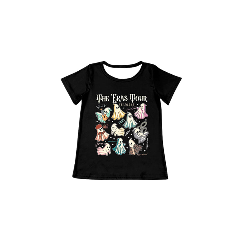 preorder GT0587 the eras tour ghost black short sleeve girls top