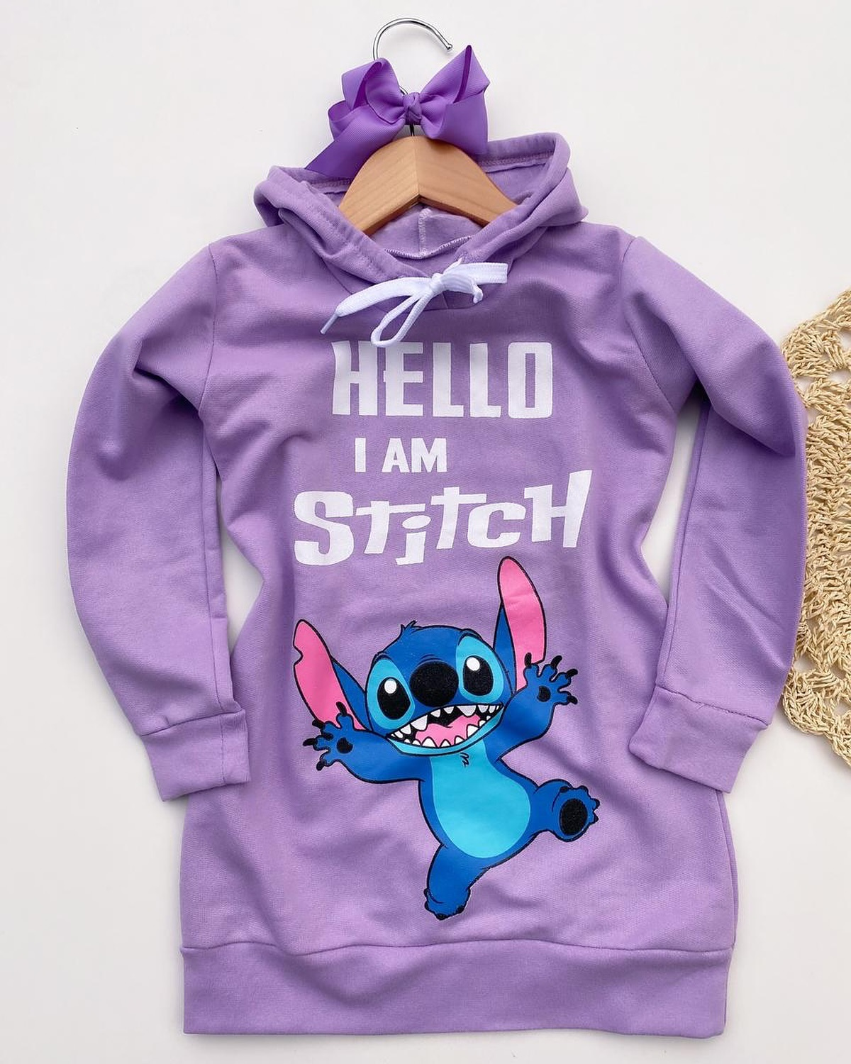 preorder GT0871 hello cartoon animals purple long sleeve hoodie girls pullover