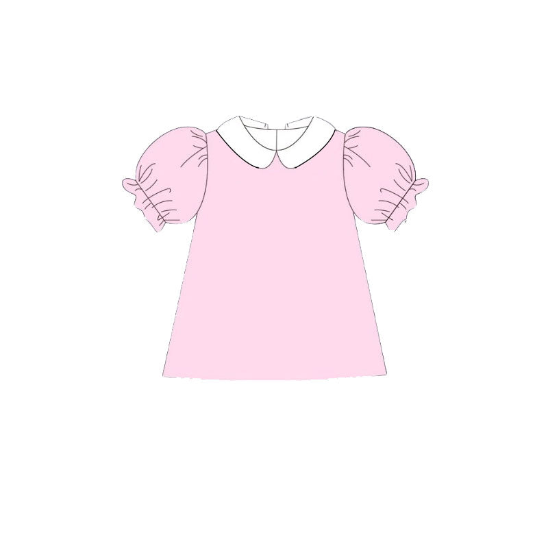 preorder GT1307 pink short sleeve girls top