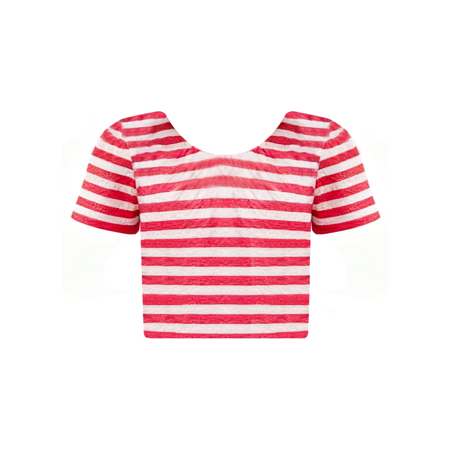 preorder GT1432 July 4th Red Striped Short Sleeve Girls Top
