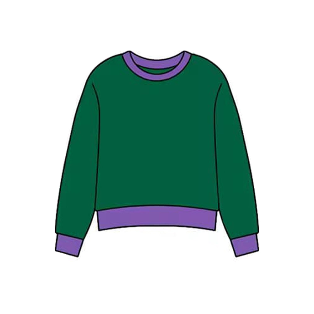 preorder GT1462 Green Long Sleeve Girls Top