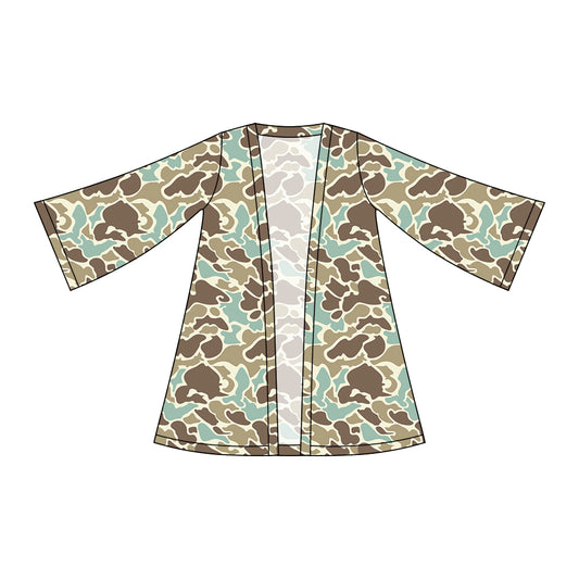 preorder GT1499 Hunting Camo Long Sleeve Girls Coat