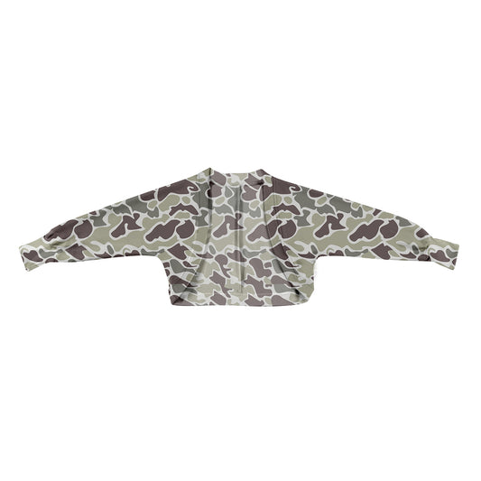preorder GT1569 Yoga Hunting Camo Long Sleeve Girls Top