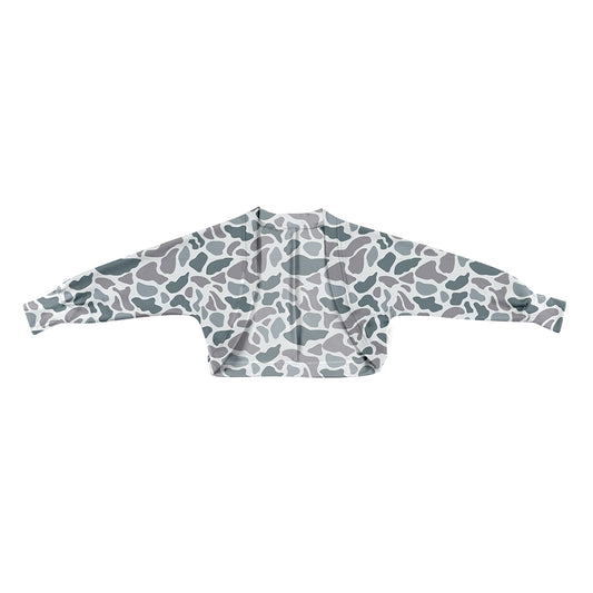 preorder GT1571 Yoga Hunting Camo Long Sleeve Girls Top