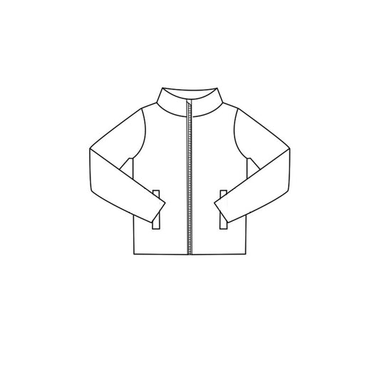 preorder GT1614 Yoga Pink White Long Sleeve Girls Coat