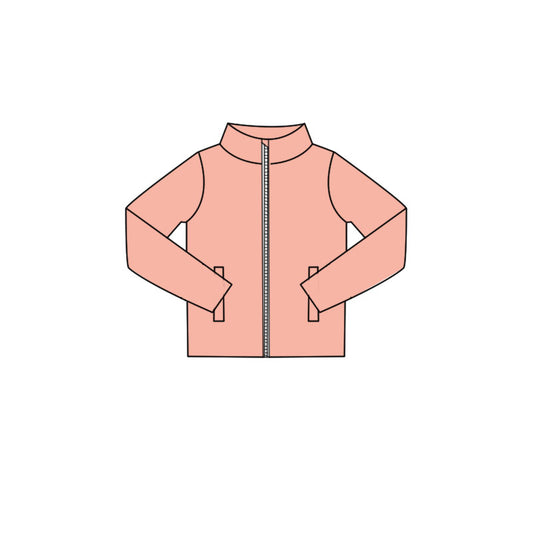 preorder GT1615 Yoga Pink Long Sleeve Girls Coat