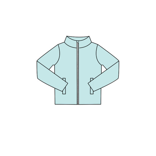 preorder GT1617 Yoga Blue Long Sleeve Girls Coat