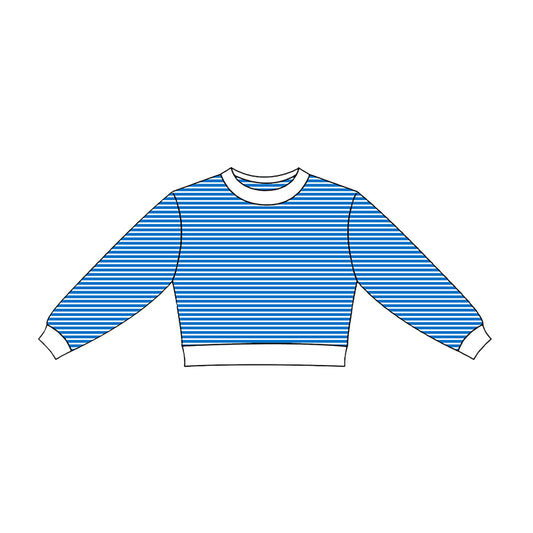 preorder GT1747 Yoga Blue Long Sleeve Girls Top