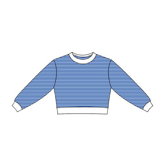 preorder GT1749 Yoga Blue Long Sleeve Girls Top