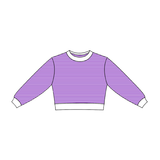 preorder GT1750 Yoga Purple Long Sleeve Girls Top