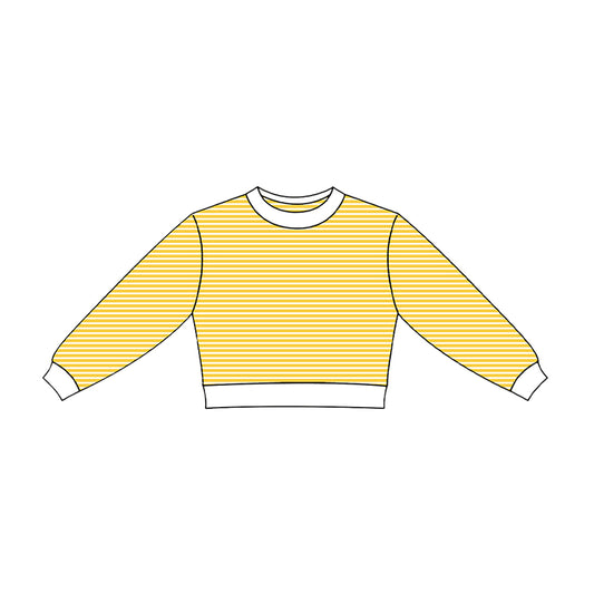 preorder GT1751 Yoga Yellow Long Sleeve Girls Top