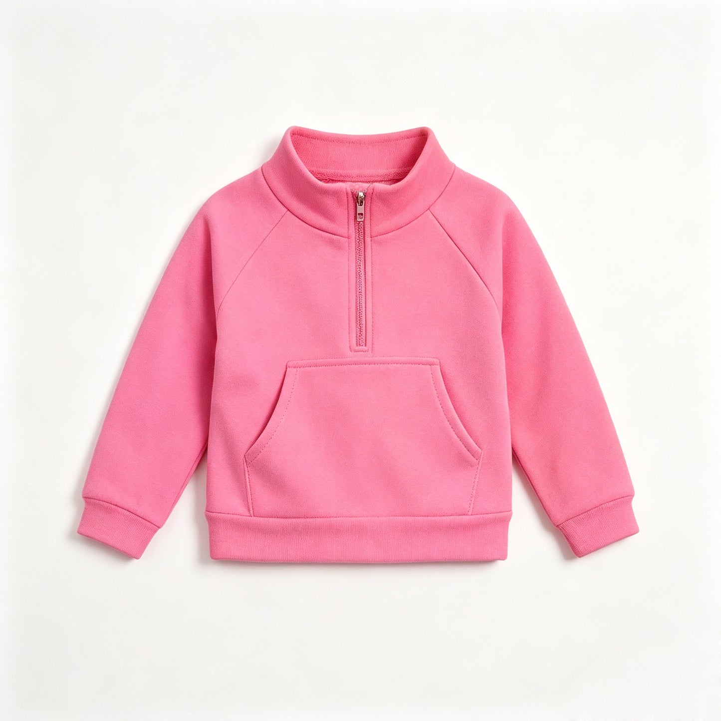 preorder GT1759 Yoga Pink Pocket Zipper Long Sleeve Girls Top