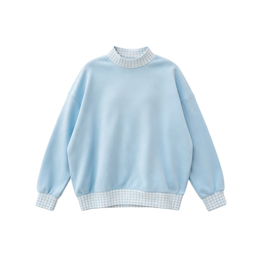 preorder GT1795 Blue Long Sleeve Adult Women Top