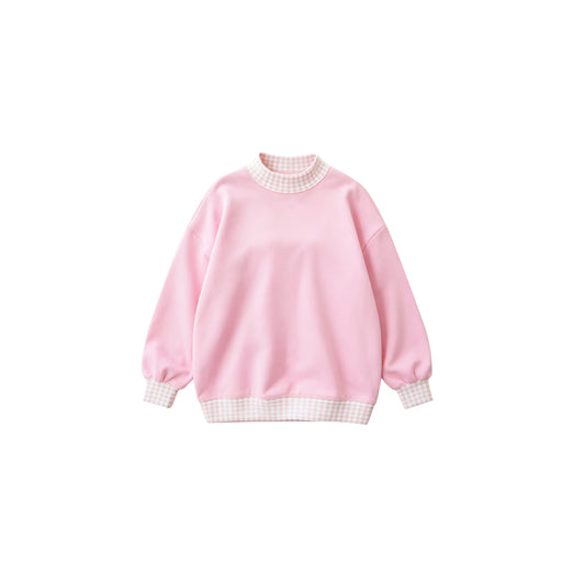 preorder GT1798 Pink Long Sleeve Girls Top