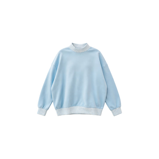 preorder GT1799 Blue Long Sleeve Girls Top