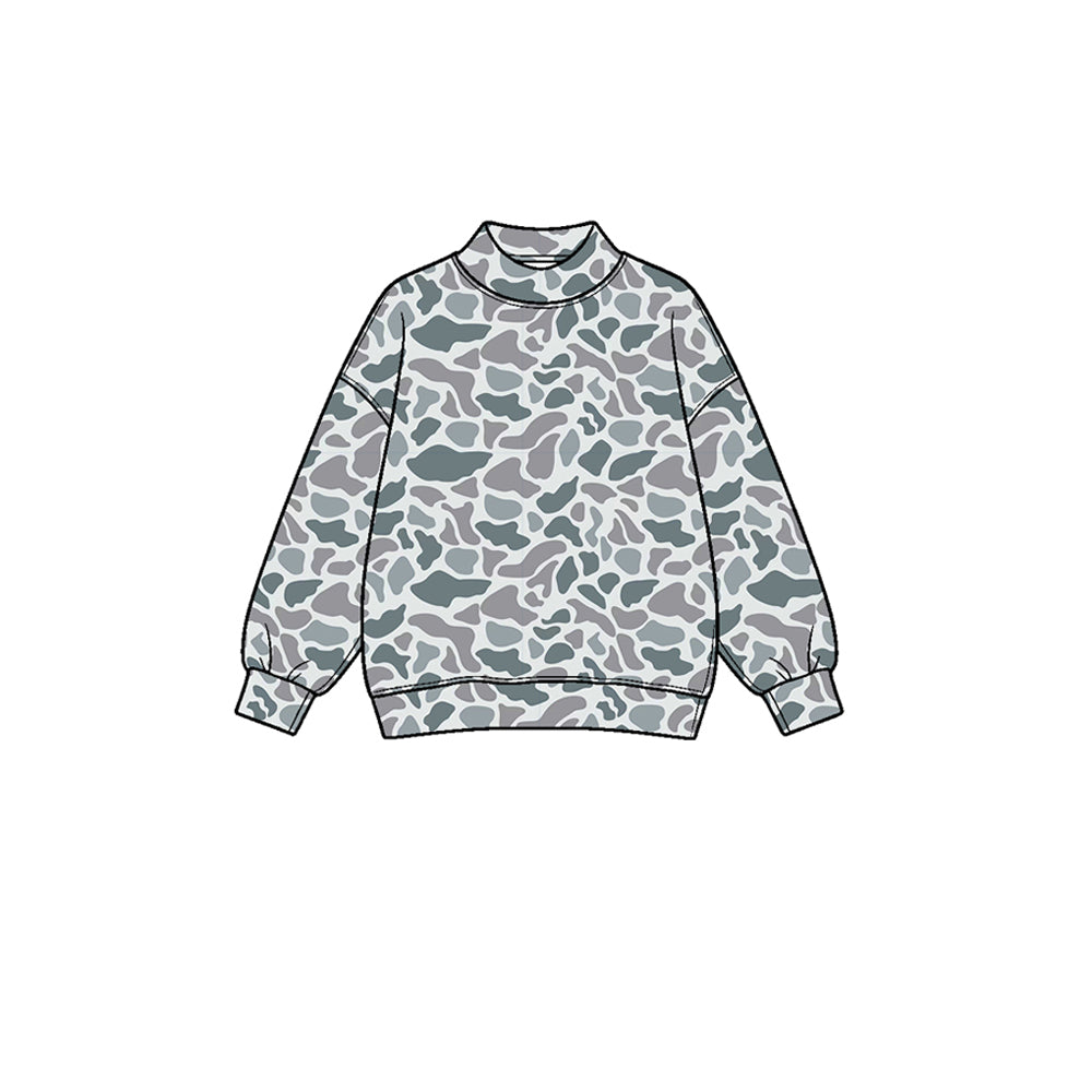 preorder GT1811 Yoga Camo Long Sleeve Girls Top