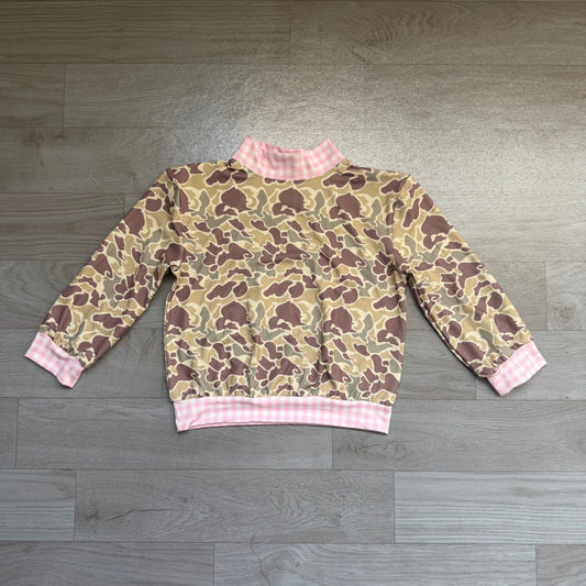 preorder Samples GT1841 Hunting Camo Long Sleeve Girls Top