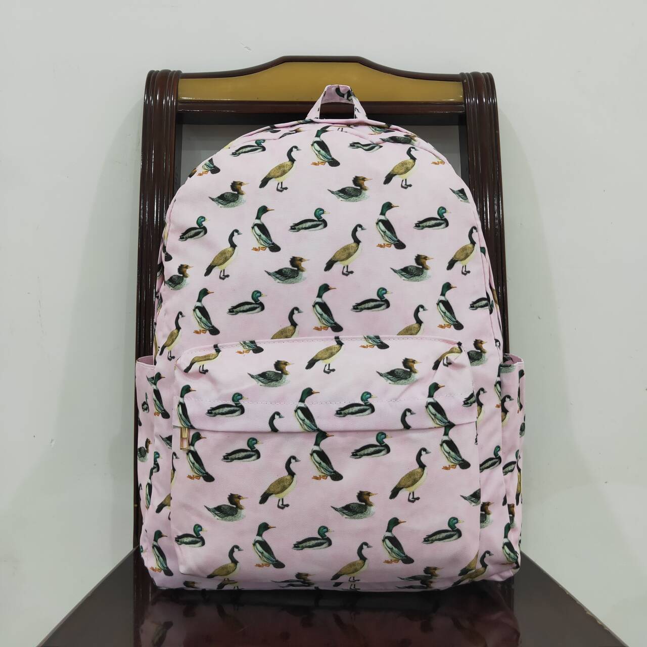 BA0203 mallard duck pink kids bag 17*13.5*5 inches