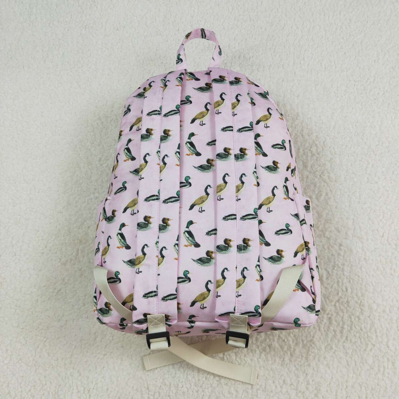 BA0203 mallard duck pink kids bag 17*13.5*5 inches