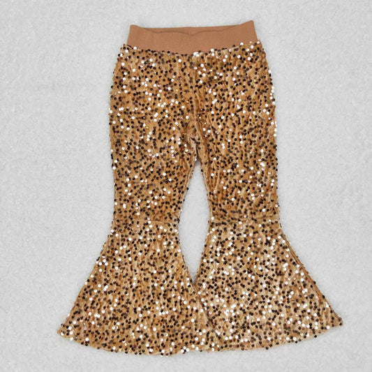 USA SHOP P0110 Khaki sequin girls pants