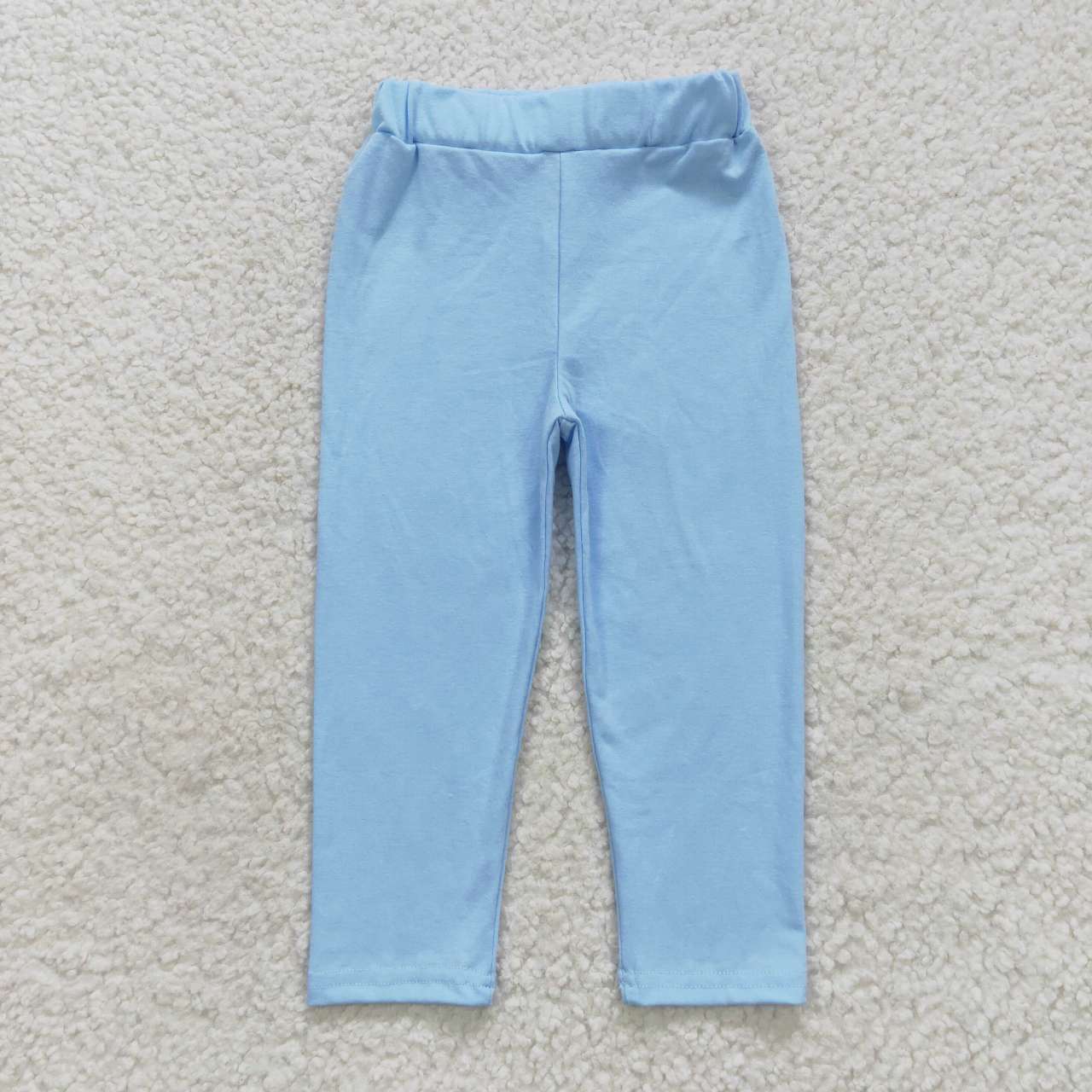 P0209 Blue Cotton Girls Pants