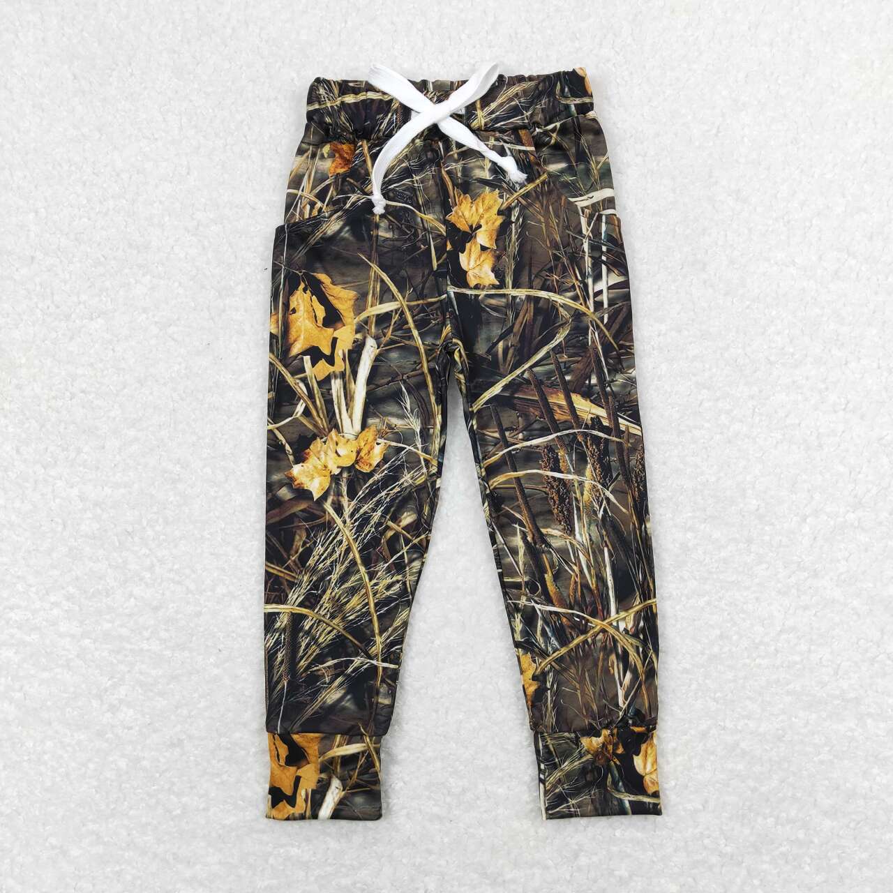 P0434 Camo branch pockets boys pants