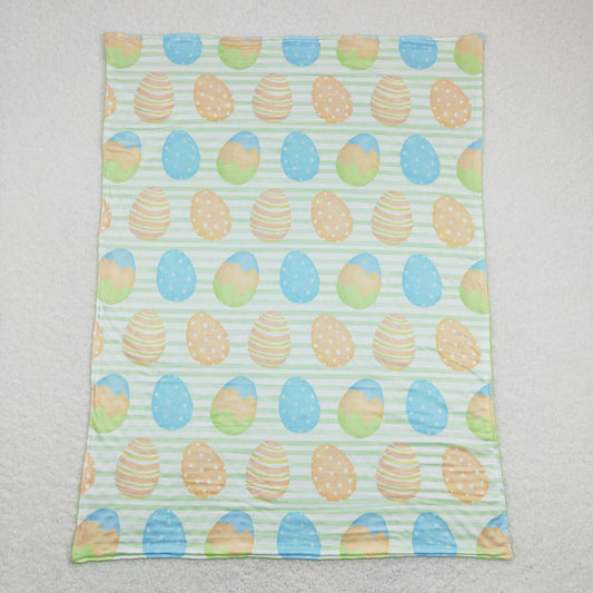 BL0102 Easter egg green baby blanket