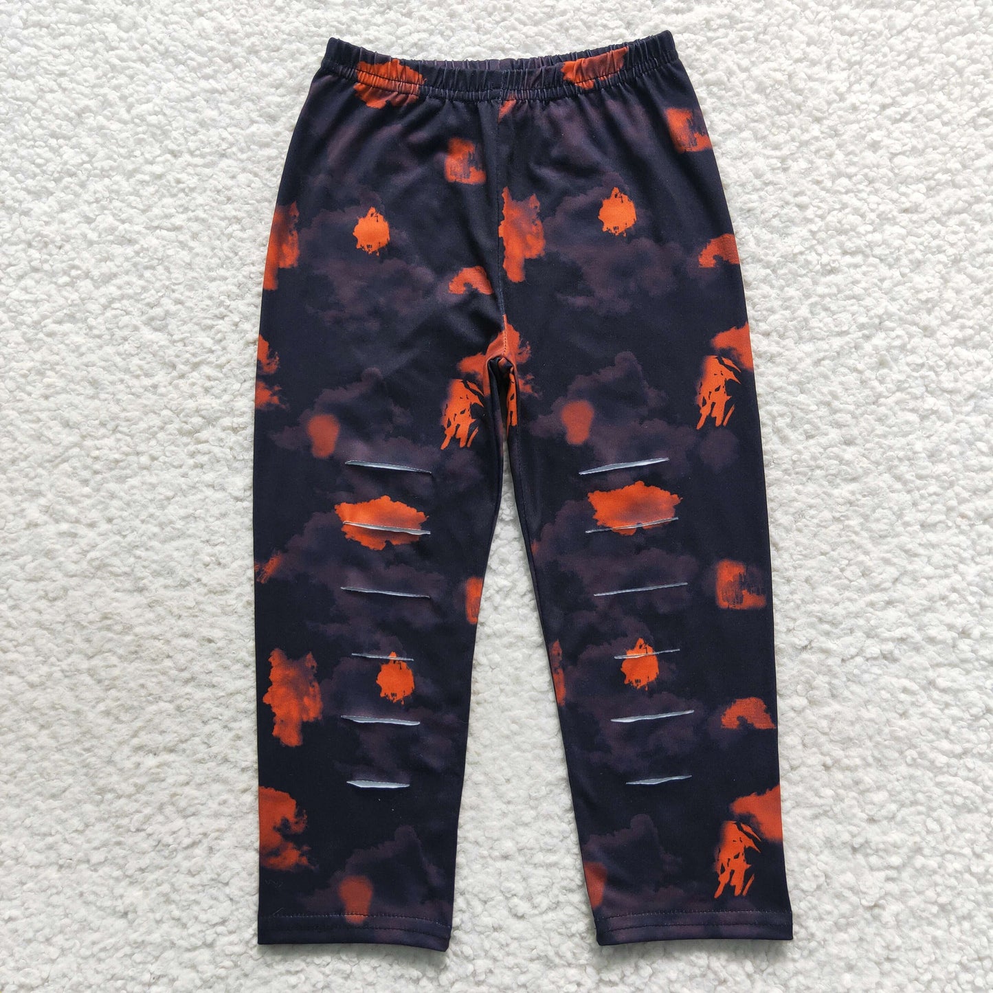 P0241 Ripped black girls pants