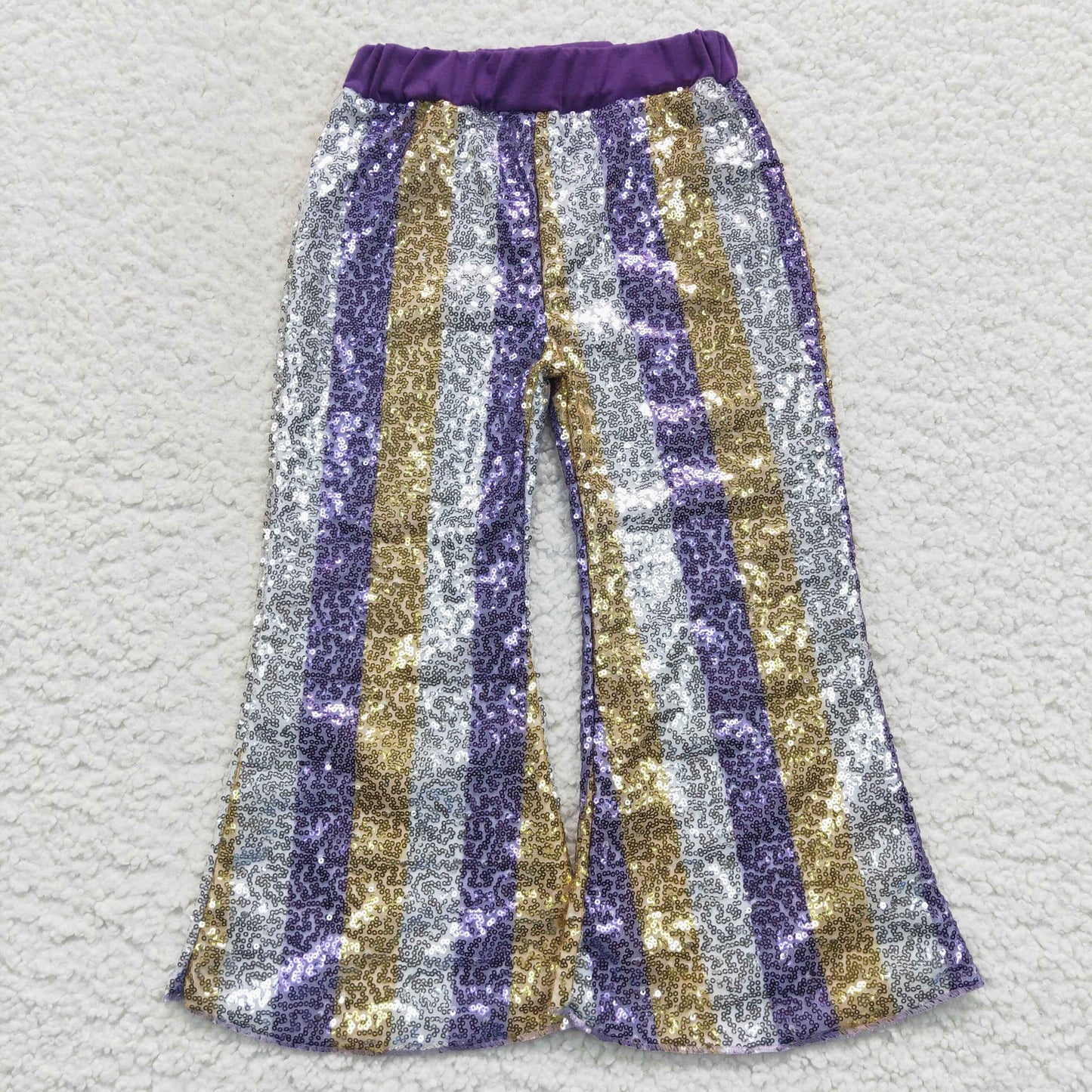 P0276 Halloween colorful sequin girls pants