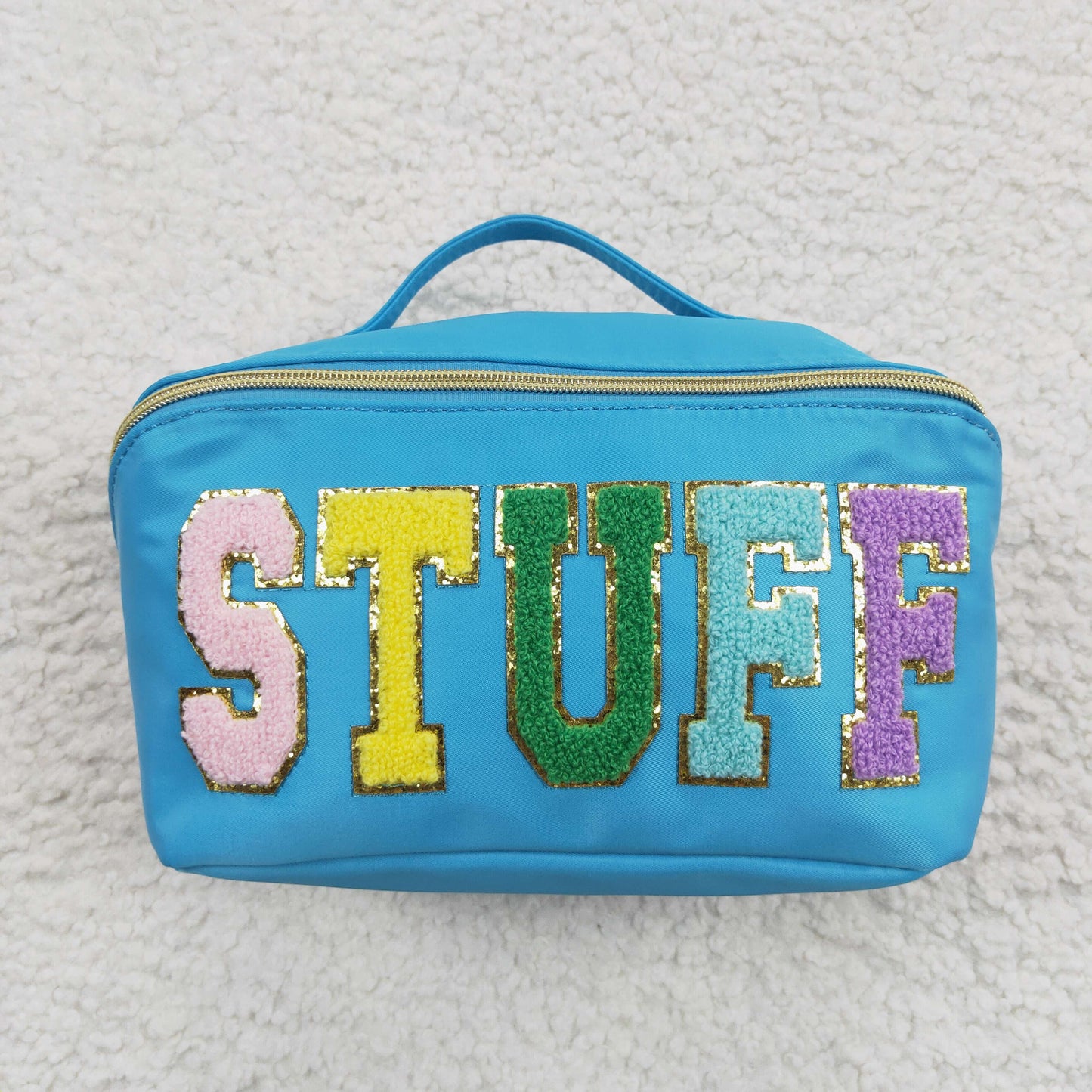 BA0093 Stuff Green Cosmetic Bag