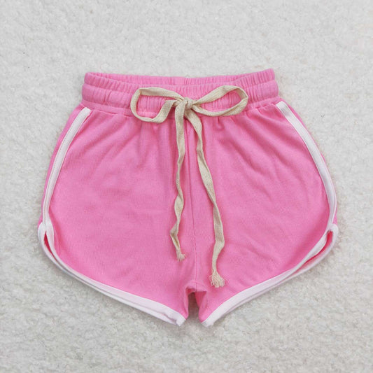 SS0315 bright pink girls shorts