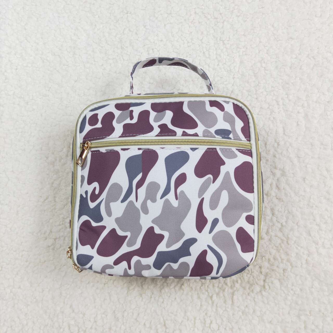 BA0227 brown camo lunch bag