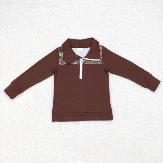 BT0328 Camo long sleeve boys top