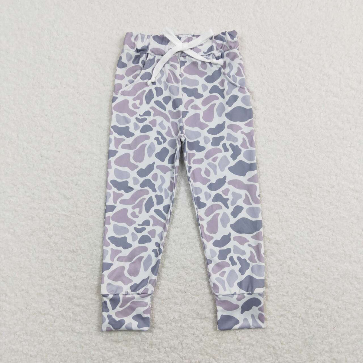 P0420 Brown Camo Boys Milk Silk Pants