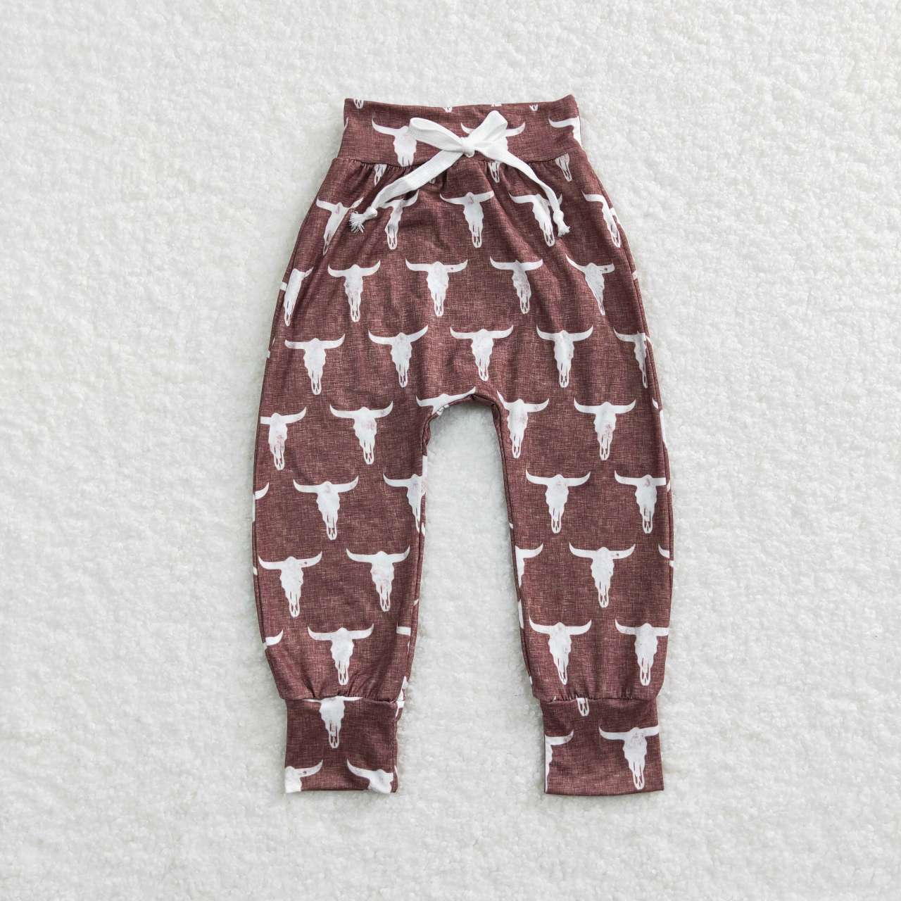 P0273 Western cow brown boys pants