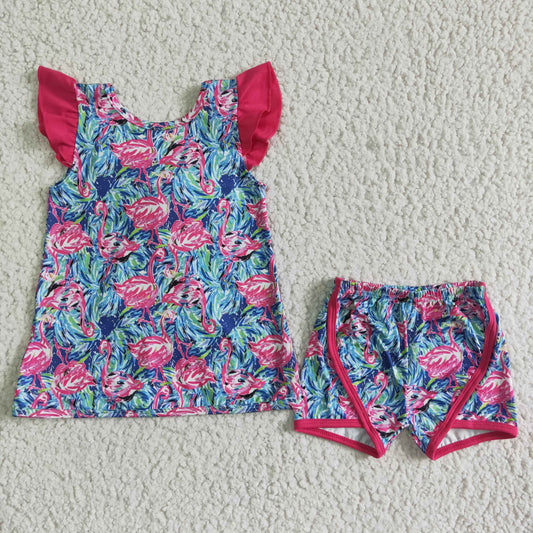GSSO0100 Flamingo Baby Girls Outfits